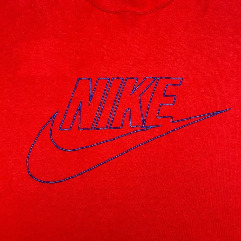 Vintage 90s Nike Force Reversible Tee Shirt Double Face Men's 22x26